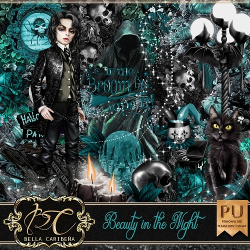 Beauty in the Night, kit from Bella Caribena 