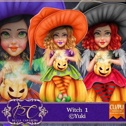 Witch 1, CU/PU from Bella Caribena 