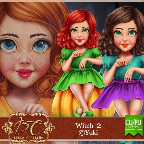 Witch 2, CU/PU from Bella Caribena 