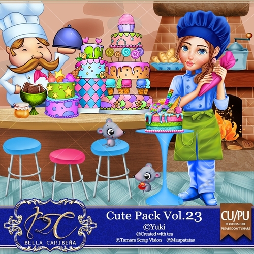 CU Cute Vol 23, CU/PU from Bella Caribena 
