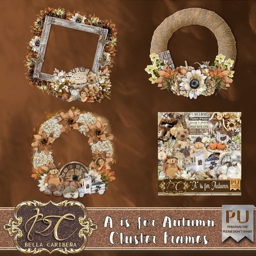 A is for Autumn CF7, from Bella Caribena 