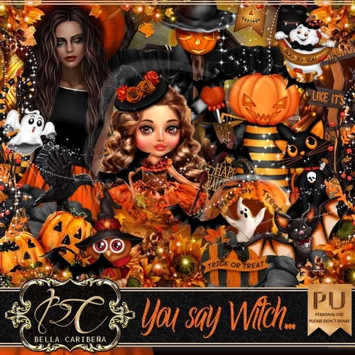 You Say Witch, kit from Bella Caribena 