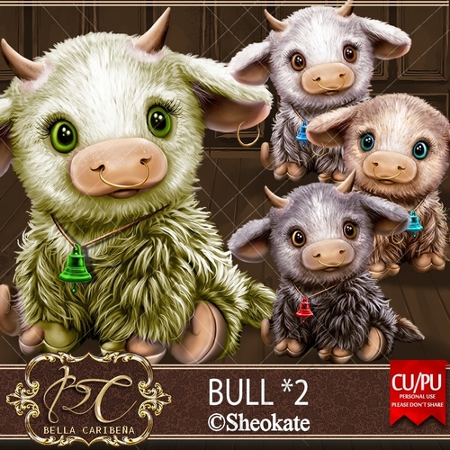 Bull 2, CU/PU pk, from Bella Caribena 