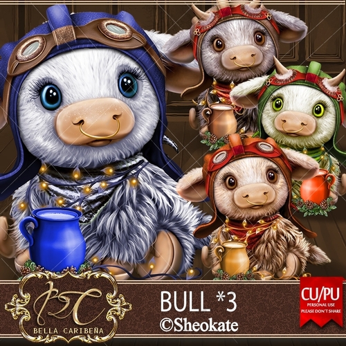Bull 3, CU/PU pk, from Bella Caribena 