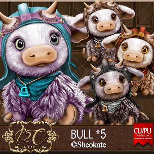 Bull 5, CU/PU pk, from Bella Caribena 