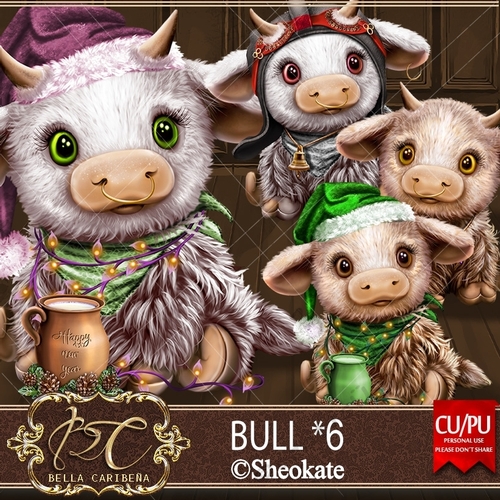 Bull 6, CU/PU pk, from Bella Caribena 