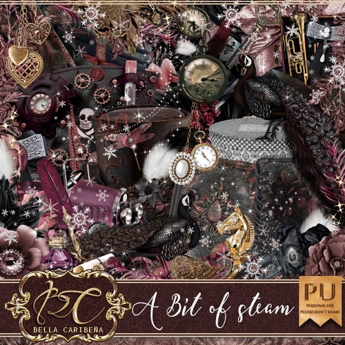 A Bit of Steam, kit from Bella Caribena 