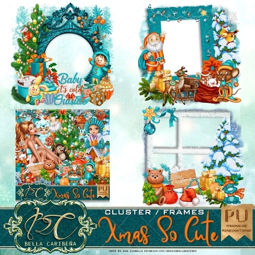Xmas So cute CF5, kit from Bella Caribena