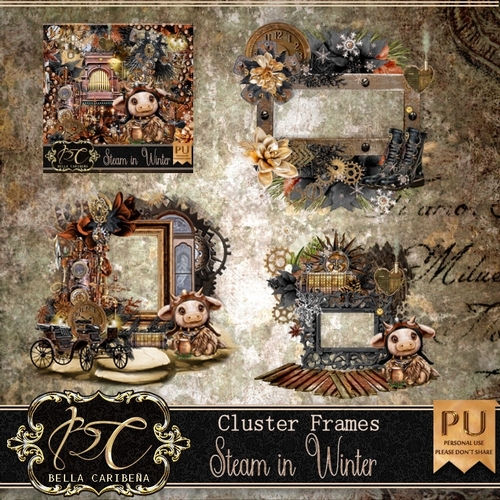 Steam in Winter CF , kit from Bella Caribena