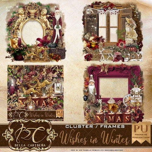 Wishes In winter CF5, kit from Bella Caribena