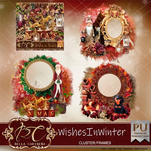 Wishes In winter CF8, kit from Bella Caribena