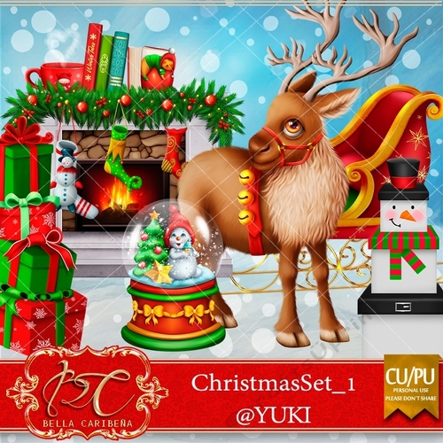 Christmas Set1 Pk1, from Bella Caribena 