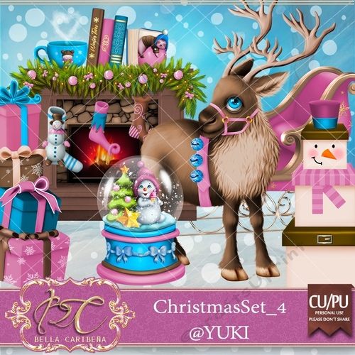 Christmas Set1 Pk4, from Bella Caribena 