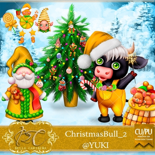 Christmas Bull 2, from Bella Caribena 