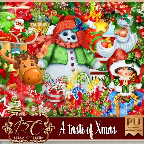 A Taste of Xmas, kit from Bella Caribena 