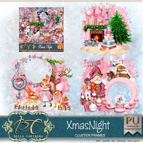 Xmas Night CF 4, kit from Bella Caribena 