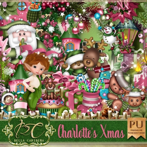 Charlottes Xmas, kit from Bella Caribena 
