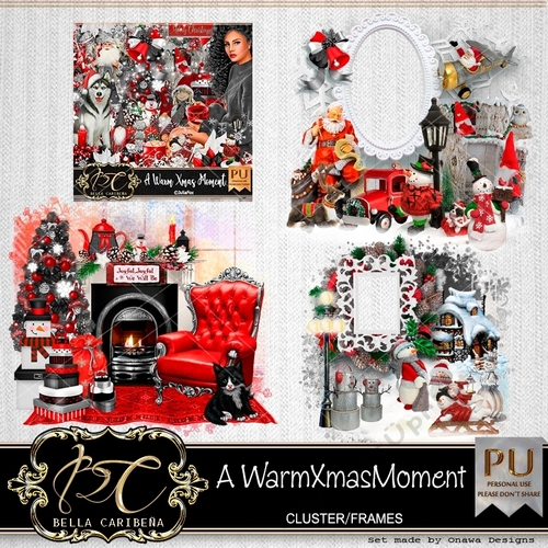 A Warm Xmas Moment CF8, from Bella Caribena