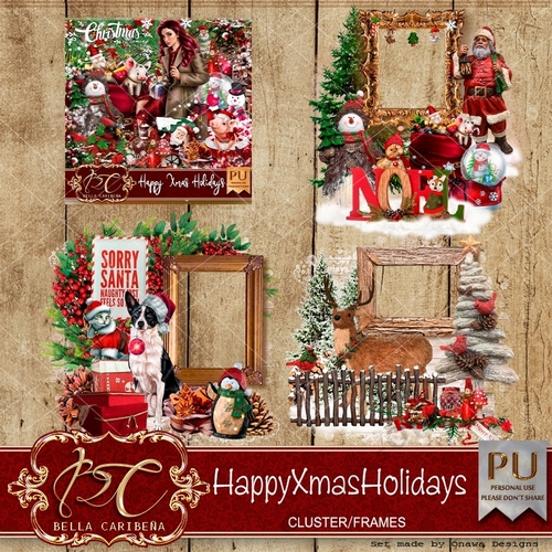 Happy Xmas Holidays CF8,  from Bella Caribena