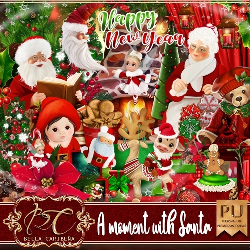 A Moment With Santa, kit from Bella Caribena 