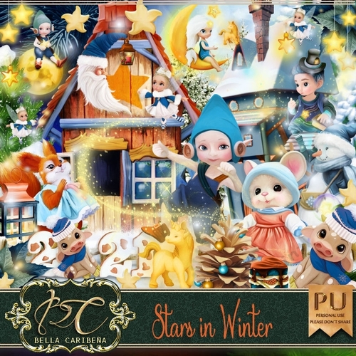 Stars in Winter, kit from Bella Caribena 