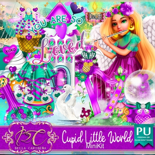 Cupids Little World, mini kit from Bella Caribena 