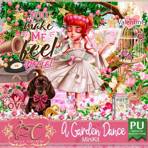 A Garden Dance, mini kit from Bella Caribena