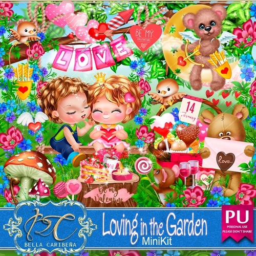 Loving In The Garden, mini kit from Bella Caribena 