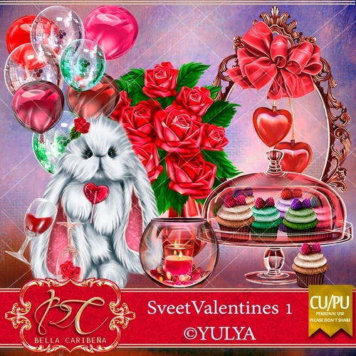 Sweet Valentines-1  CU/PU from Bella Caribena 