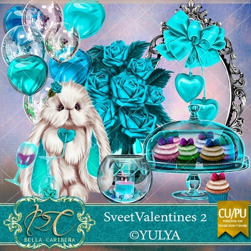 Sweet Valentines-2  CU/PU from Bella Caribena 