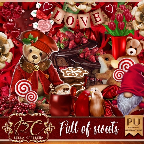 Full Of Sweets, kit from Bella Caribena 