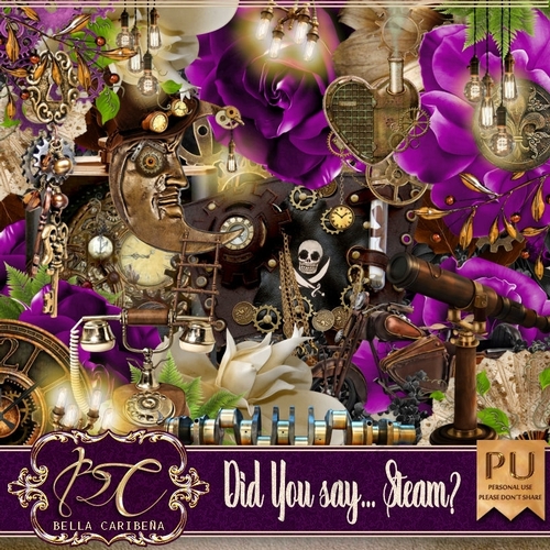 Did You Say Steam, kit from Bella Caribena 
