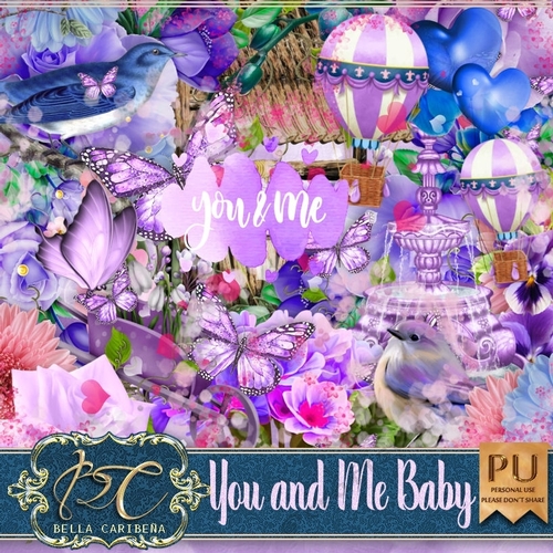 You And Me Babe, kit from Bella Caribena 
