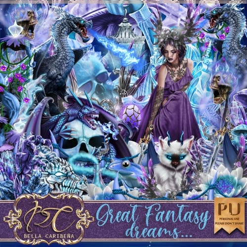 Great Fantasy Dreams, kit from Bella Caribena 