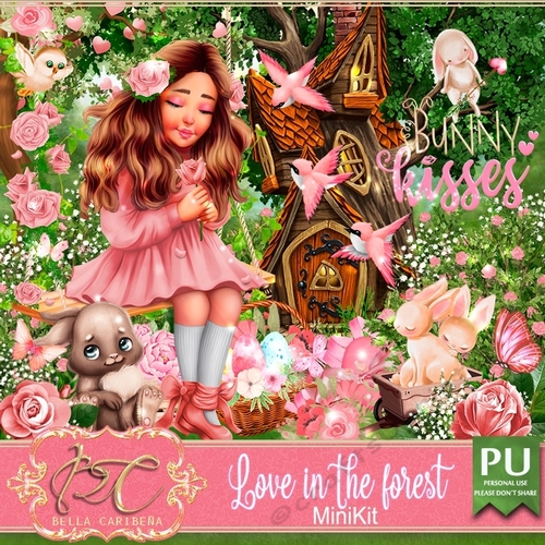 Love in the Forest, kit from Bella Caribena 