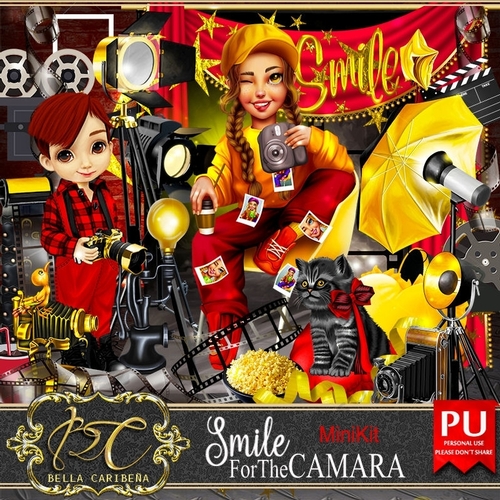 Smile For The Camara, mini kit from Bella Caribena