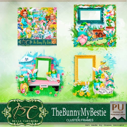 The Bunny My Bestie CF8, from Bella Caribena 