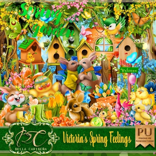Victorias Spring Feelings, kit from Bella Caribeña 