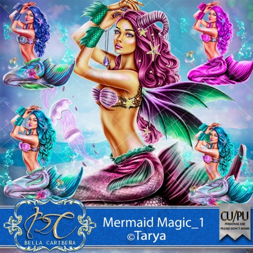 Mermaid Magic 1, CU/PU from Bella Caribeña