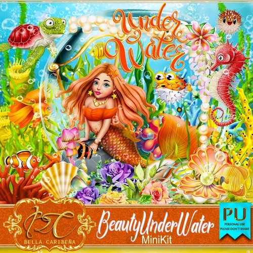 Beauty Under Water, mini kit from Bella Caribeña