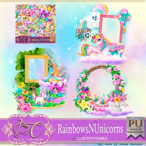 Rainbows N Unicorns CF 8,  from Bella Caribeña