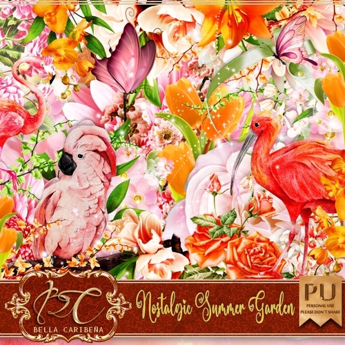 Nostalgic Summer Garden, kit from Bella Caribeña