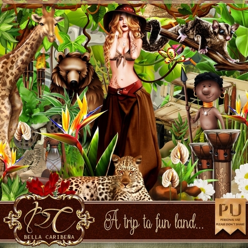 A Trip To Fun Land, kit from Bella Caribeña