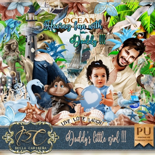 Daddys Little Girl, kit from Bella Caribeña