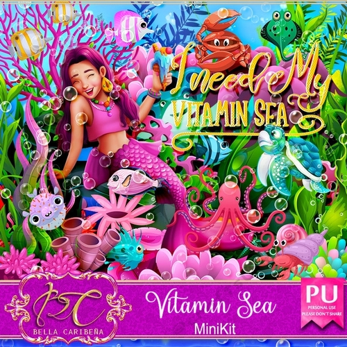 Vitamin Sea, mini kit from Bella Caribeña
