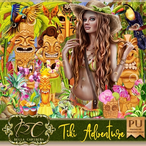 Tiki Adventure, kit from Bella Caribeña 