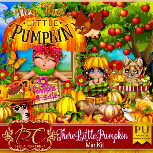 There Little Pumkpin, mini kit from Bella Caribeña