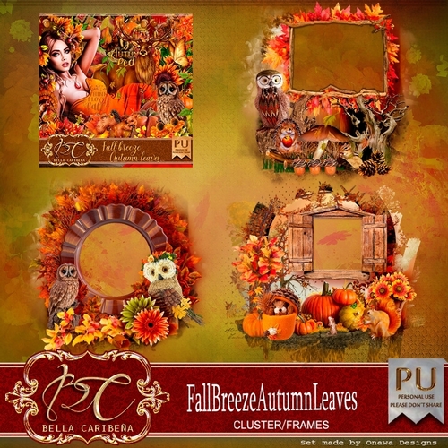 Fall Breeze Autumn Leaves CF8, from Bella Caribeña