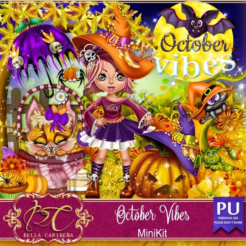 October Vibes, mini kit from Bella Caribeña