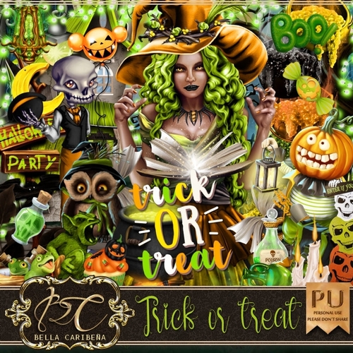 Trick or Treats, kit from Bella Caribeña 